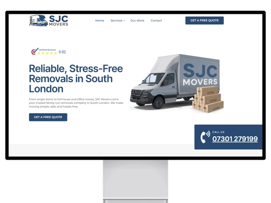 Website built by We Grow Trades for a UK trade business