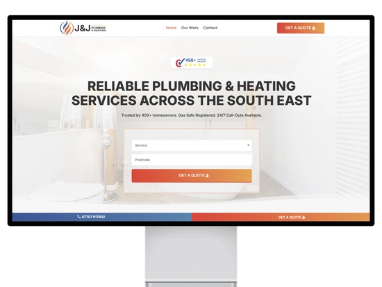 Website built by We Grow Trades for a UK trade business